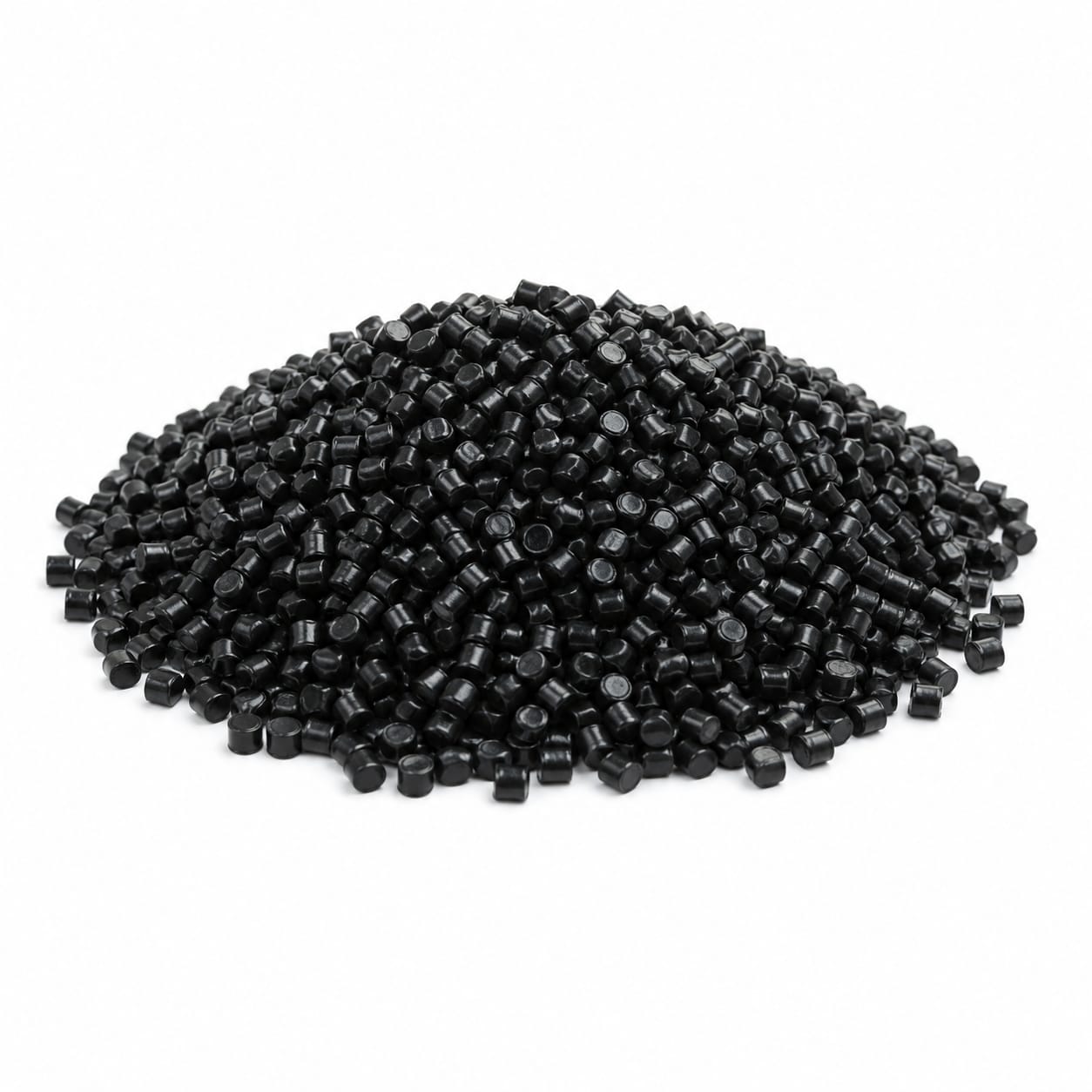 Black plastic masterbatch pellets supplied by Alfa Poly Chem